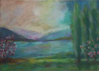 103 TRAEUMEREI - HEDWIG GIERER - Pastell auf B�ttenpapier