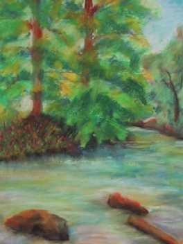 115 SOMMER AN DER REMS - HEDWIG GIERER - Pastell auf Pastellpapier