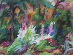 Garten in Muenster - Alice Herold - Pastell