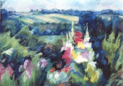 Garten bei Hochberg - Alice Herold - Pastell