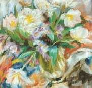 bizarrer Tulpenkreis - Alice Herold - Pastell