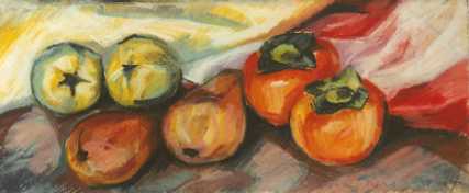 Quitten, Birnen und Kaki - Alice Herold - Pastell